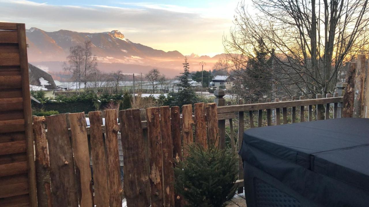La Cabane A L'Oree Des Bornes Évires Екстериор снимка